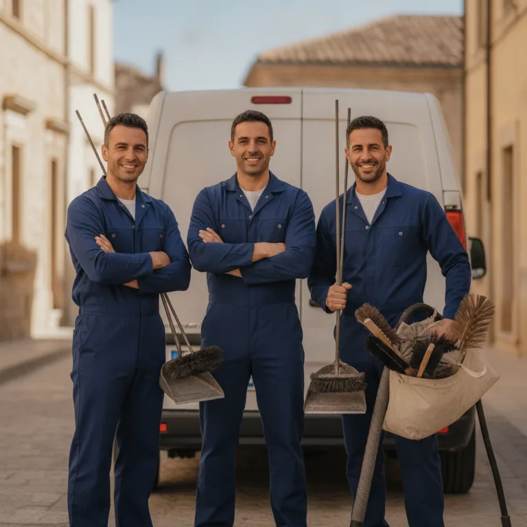 Spazzacamino team a Aversa